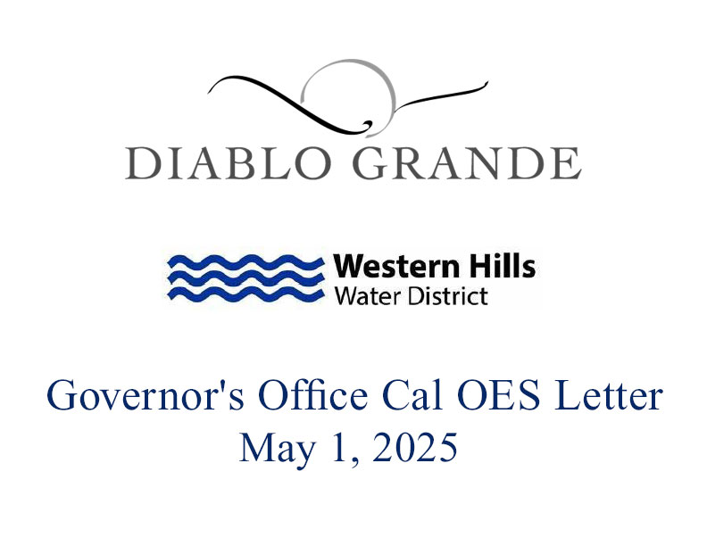Governor's Office Cal OES Letter
