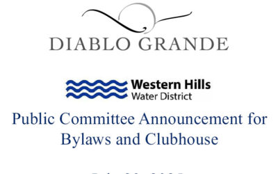 Public Committee Announcement for Bylaws and Clubhouse