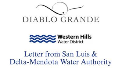 Letter from San Luis & Delta-Mendota Water Authority