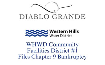 WHWD Community Facilities District #1 Files Chapter 9 Bankruptcy