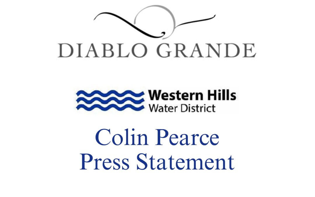 Colin Pearce Press Statement
